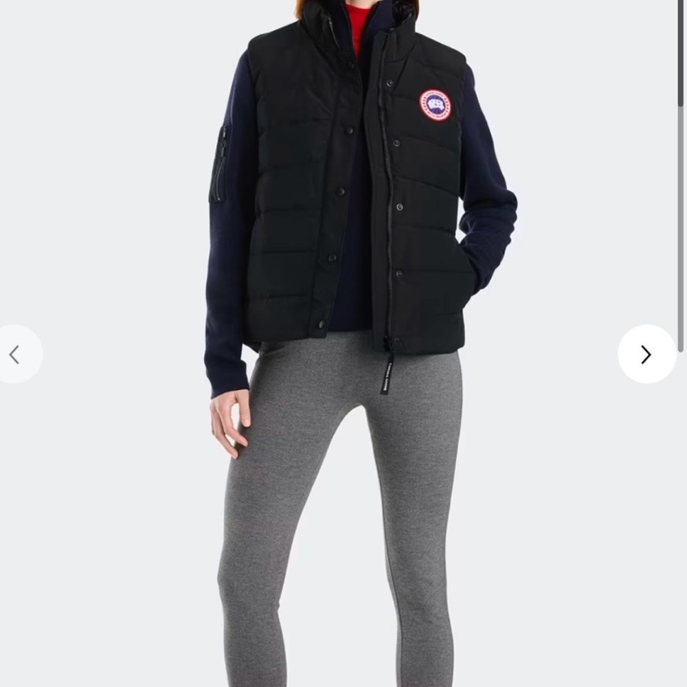 Black canada goose freestyle vest size medium